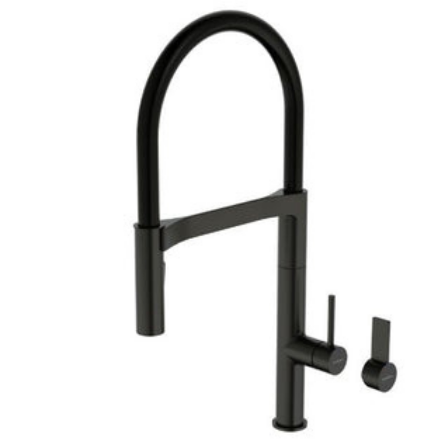 Caroma Vogue Pull Down Sink Mixer - Matte Black