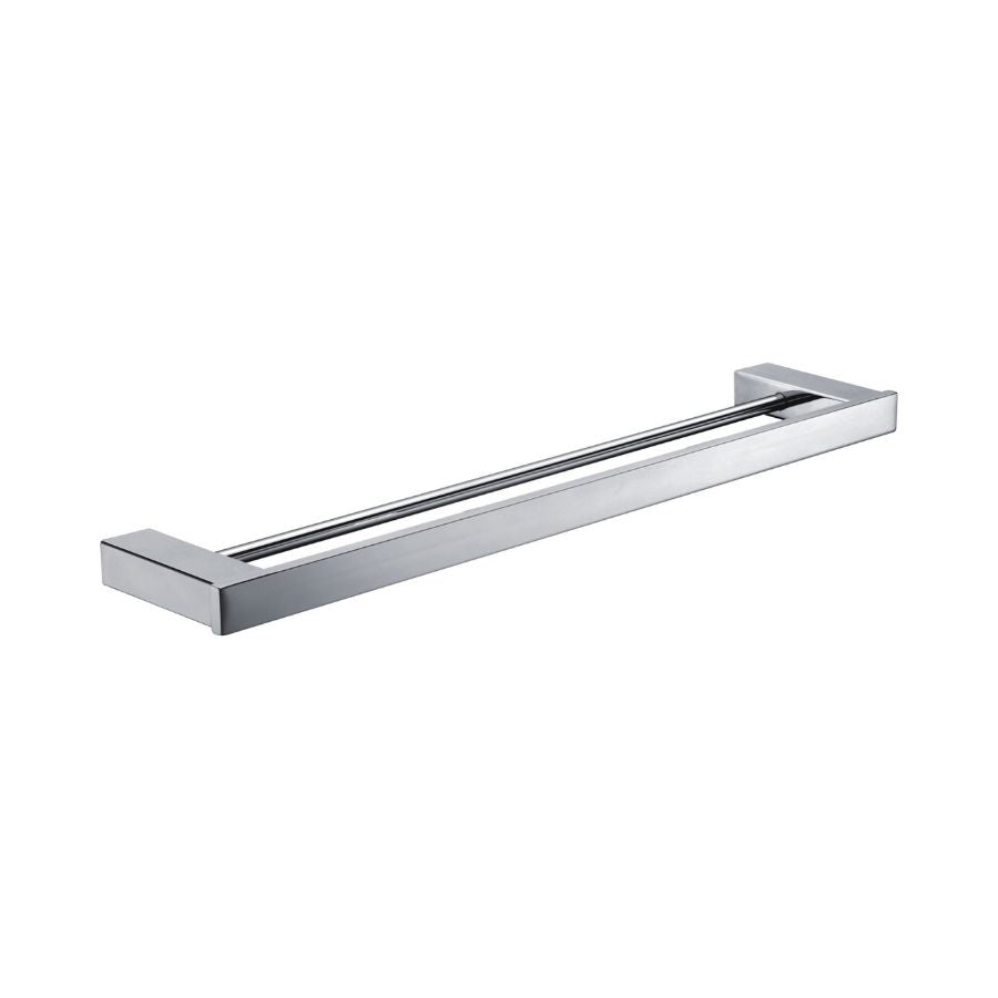 Double Towel Rail - Chrome