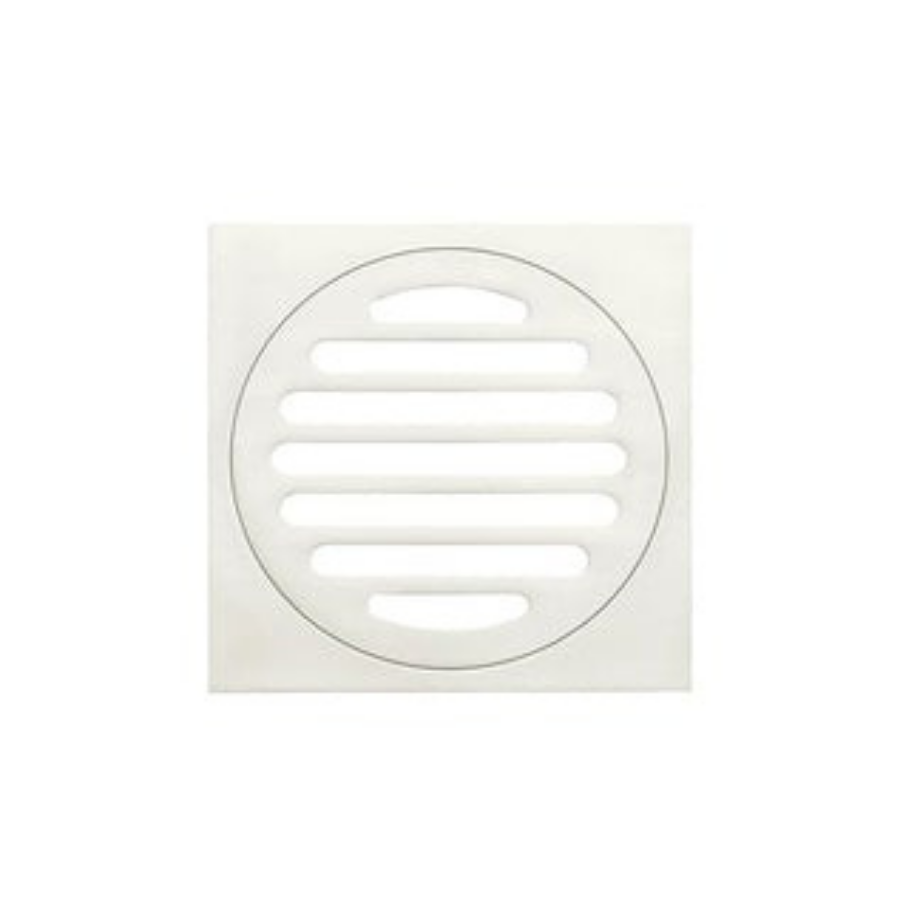 Meir Square Floor Grate Shower Drain 100mm Outlet - Brushed Nickel