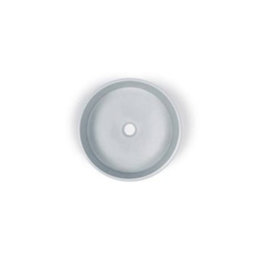 Nood Co Bowl Basin Two Tone Surface Mount Copan Blue