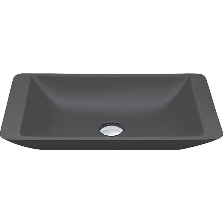 Fienza Classique 600 Above Counter Solid Surface Basin - Matte Grey