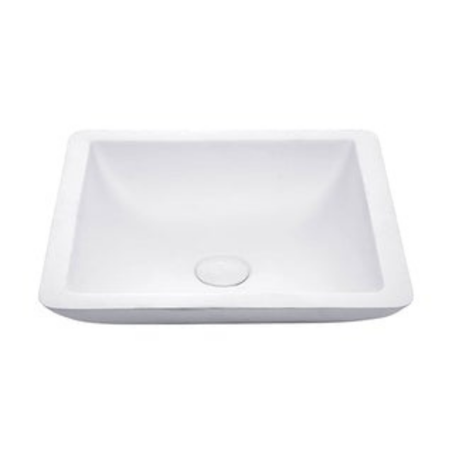 Fienza Classique 420 Above Counter Solid Surface Basin - Matte White