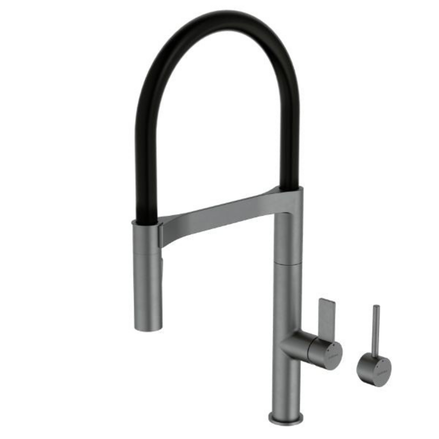 Caroma Vogue Pull Down Sink Mixer - Gunmetal