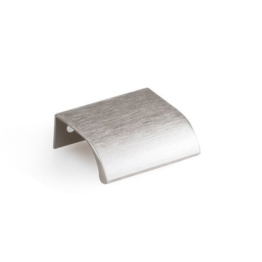 Momo Handles Ona Lip Pull Handle Dull Brushed Nickel
