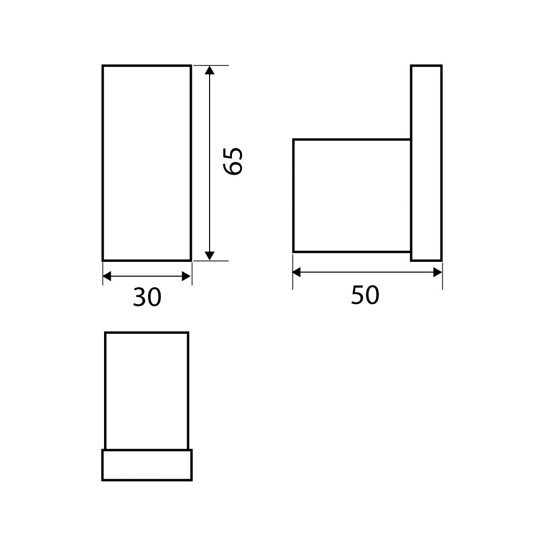 Fienza Koko Robe Hook, Matte Black