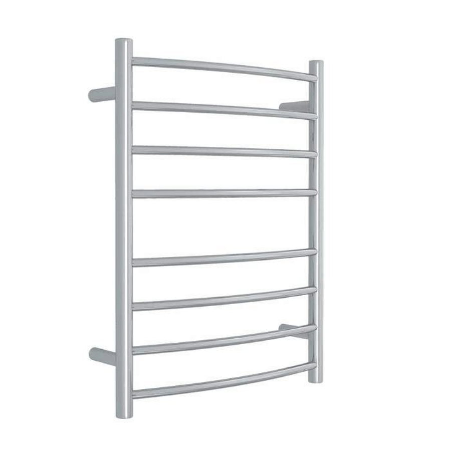 Thermogroup 8 Bar Thermorail Curved Heated Towel Ladder 530mm