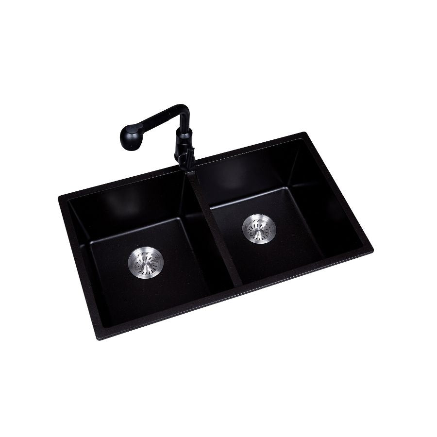 Undermount double Bowl Granite Kitchen Sink