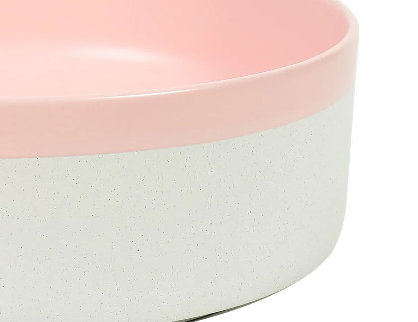 Colour Plus-37 Round Above-Counter Basin – Matte Pink