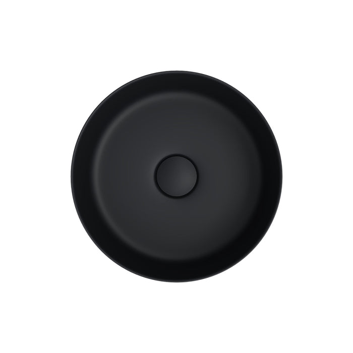 Reba Mini Above Counter Basin, Matte Black RB3280B