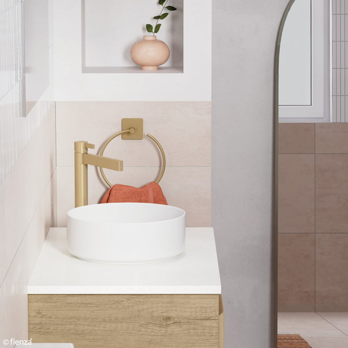 Reba Mini Above Counter Basin, Gloss White RB3280