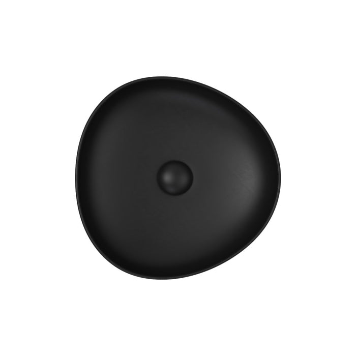 Pebble Small Above Counter Basin, Matte Black RB486B