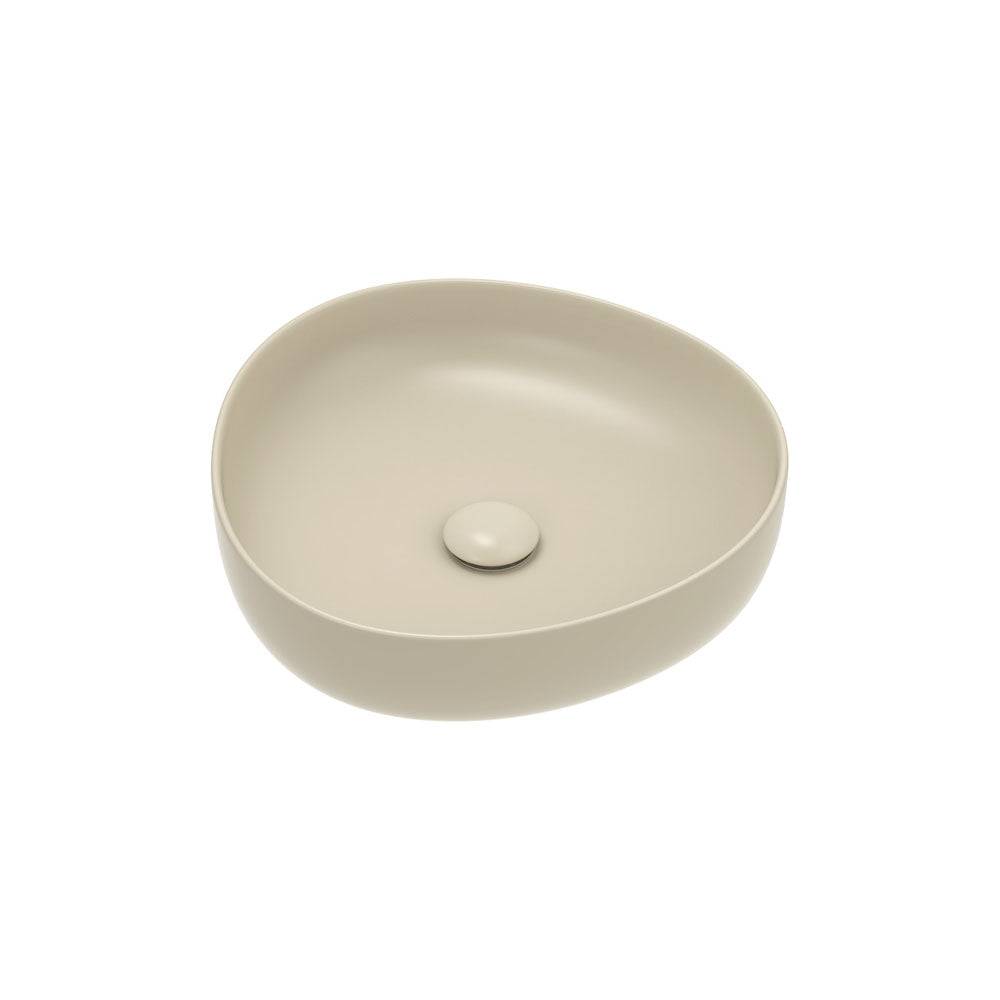 Pebble Small Above Counter Basin, Matte Khaki RB486MK