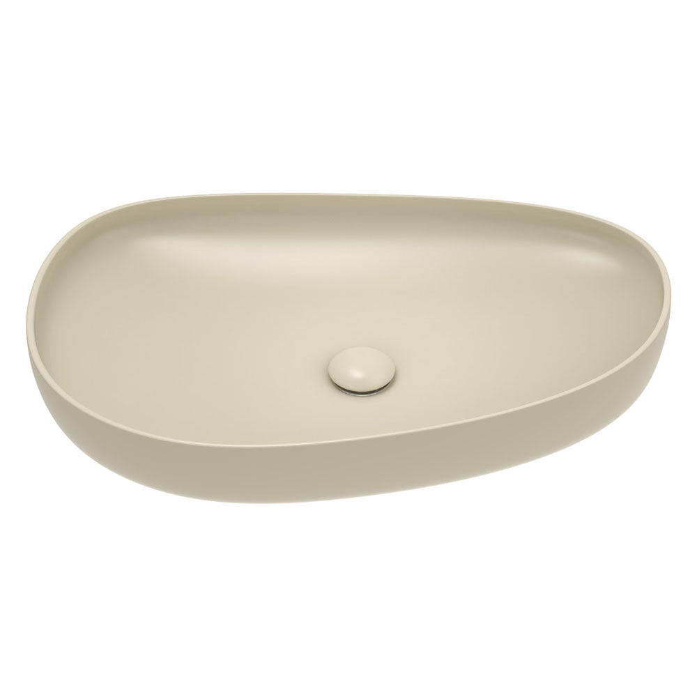 Pebble Large Above Counter Basin, Matte Khaki RB489MK