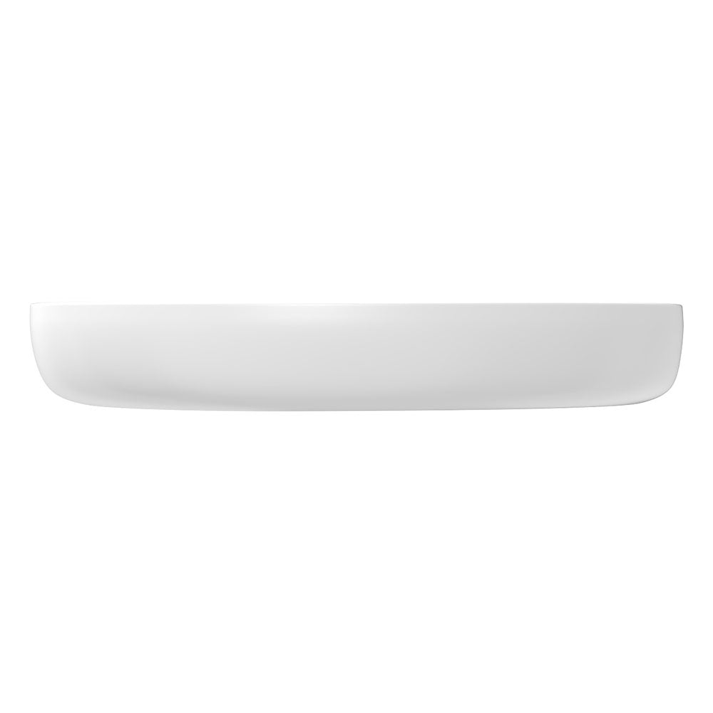 Pebble Large Above Counter Basin, Matte White RB489W