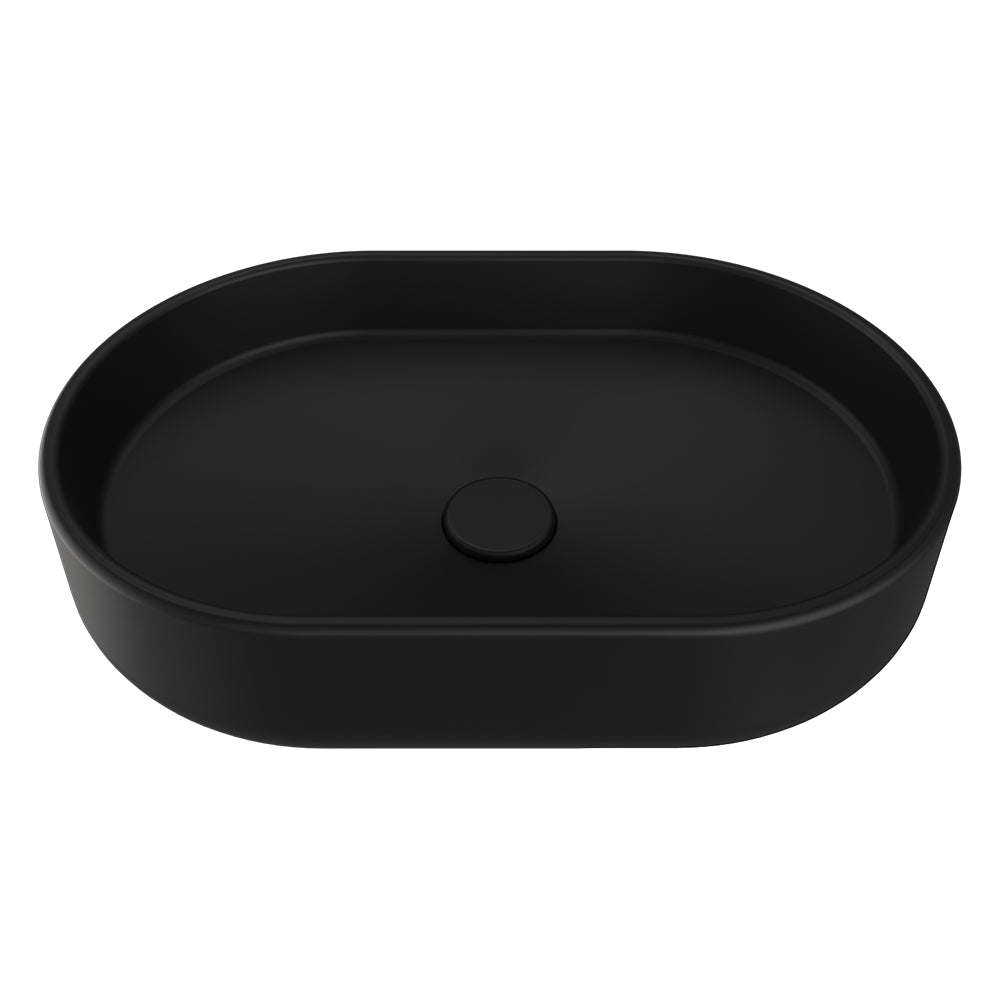 Eden Pill Above Counter Basin, Matte Black RB510MB