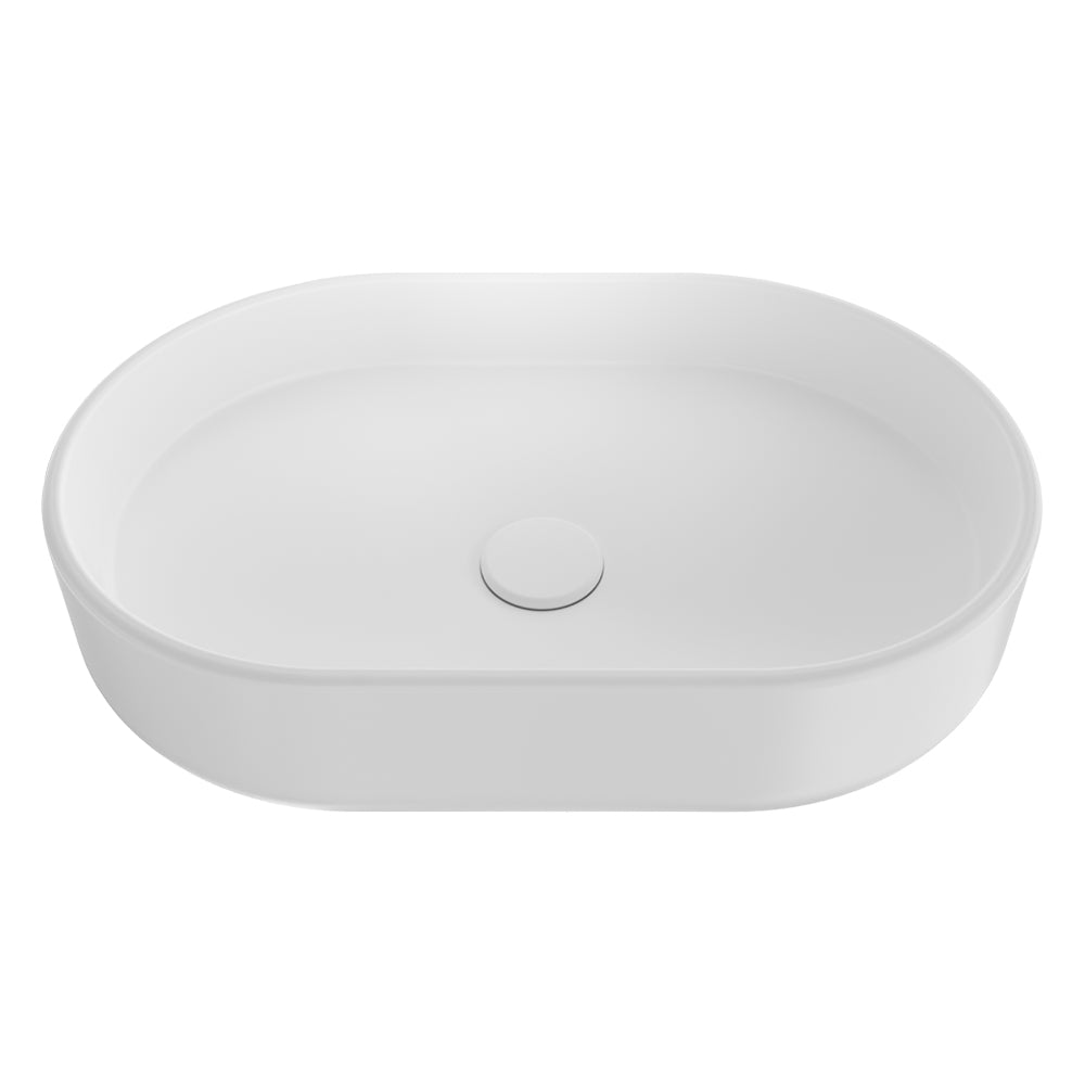 Eden Pill Above Counter Basin, Matte White RB510MW
