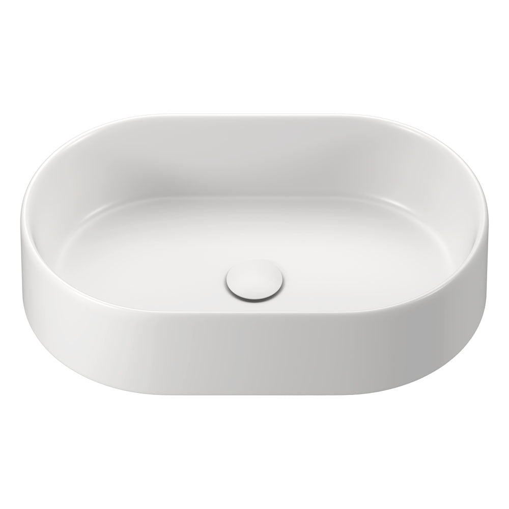 Aluca Pill Above Counter Basin, Matte White RB8010MW