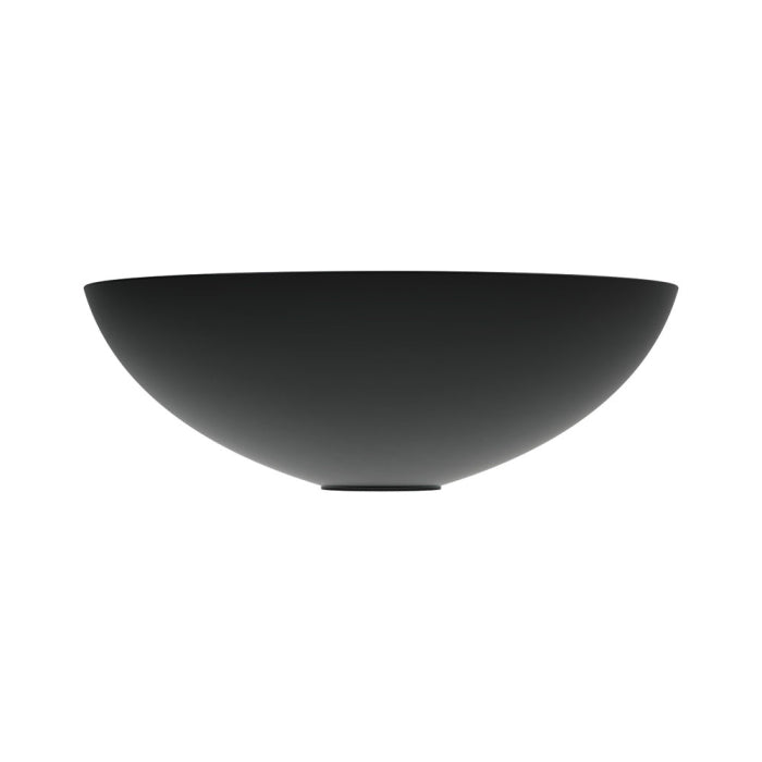 Aluca Above Counter Basin, Matte Black RB821B