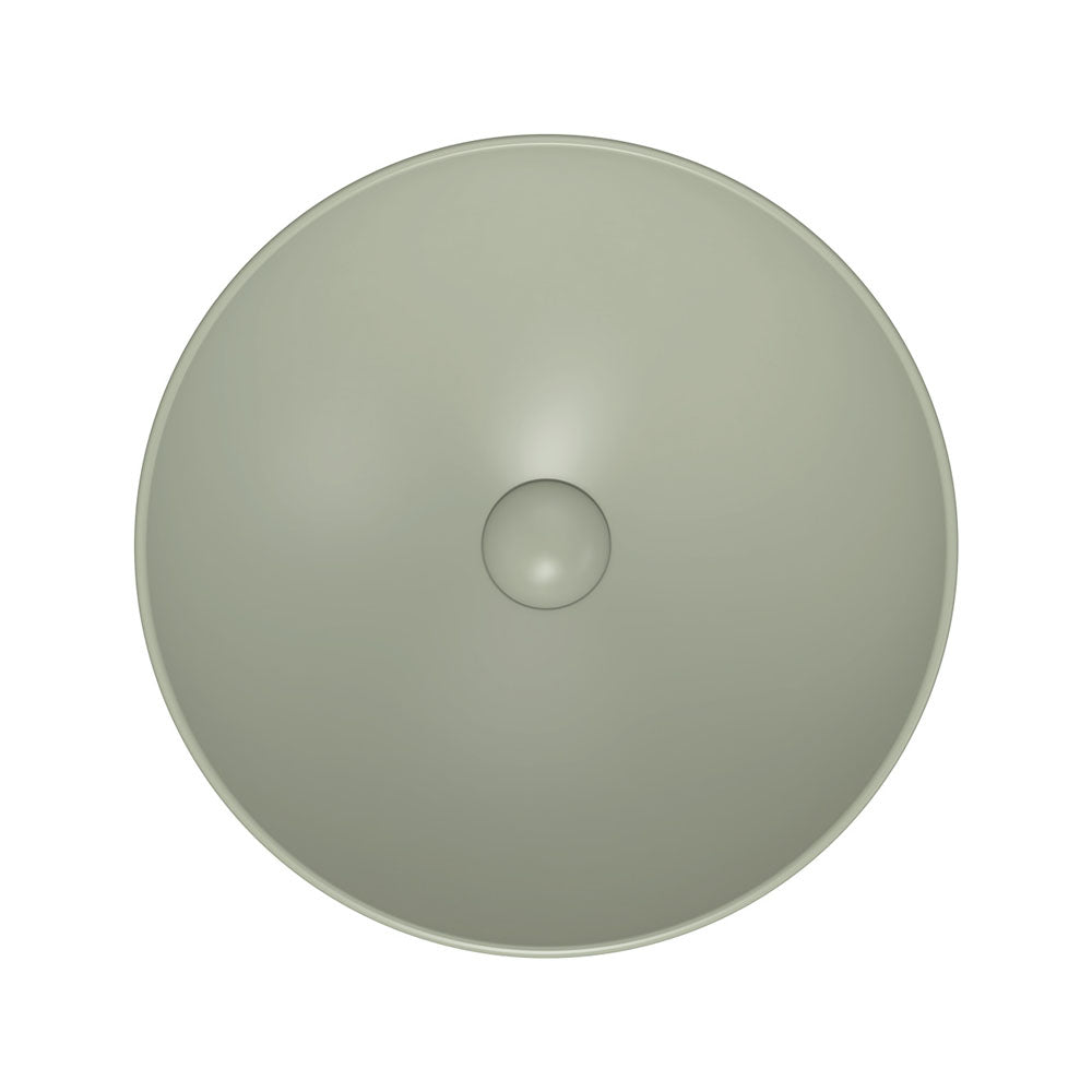 Aluca Above Counter Basin, Matte Olive RB821MG