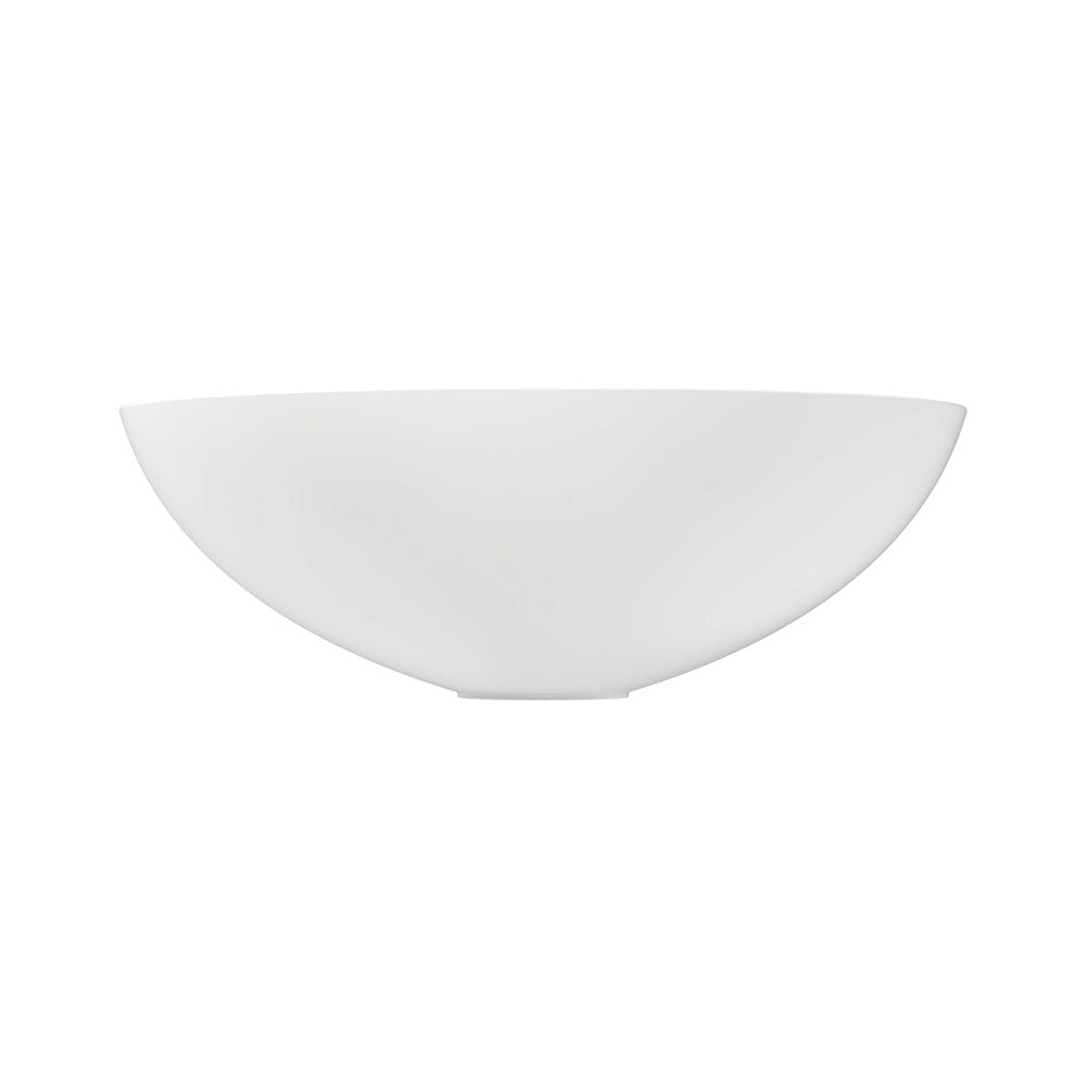 Aluca Above Counter Basin, Matte White RB821W