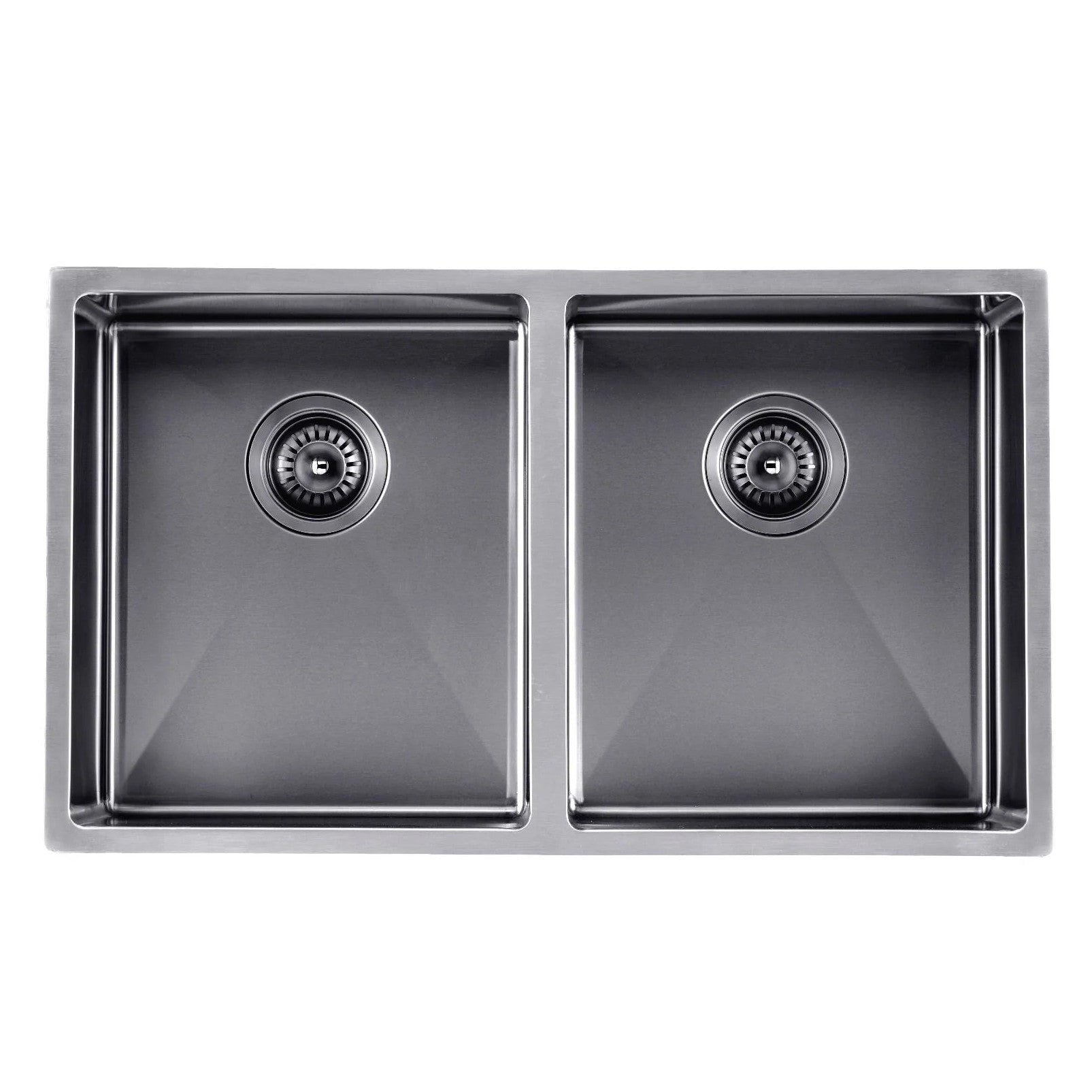 820x457x230mm 1.2mm Handmade Top/undermount Double Bowls Kitchen Sink