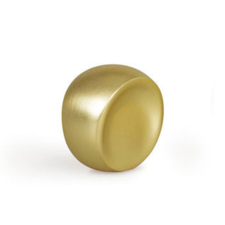 Momo Handles Ball Knob Brushed Matt Brass