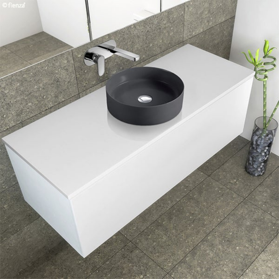 Fienza Reba Matte Black Above Counter Basin