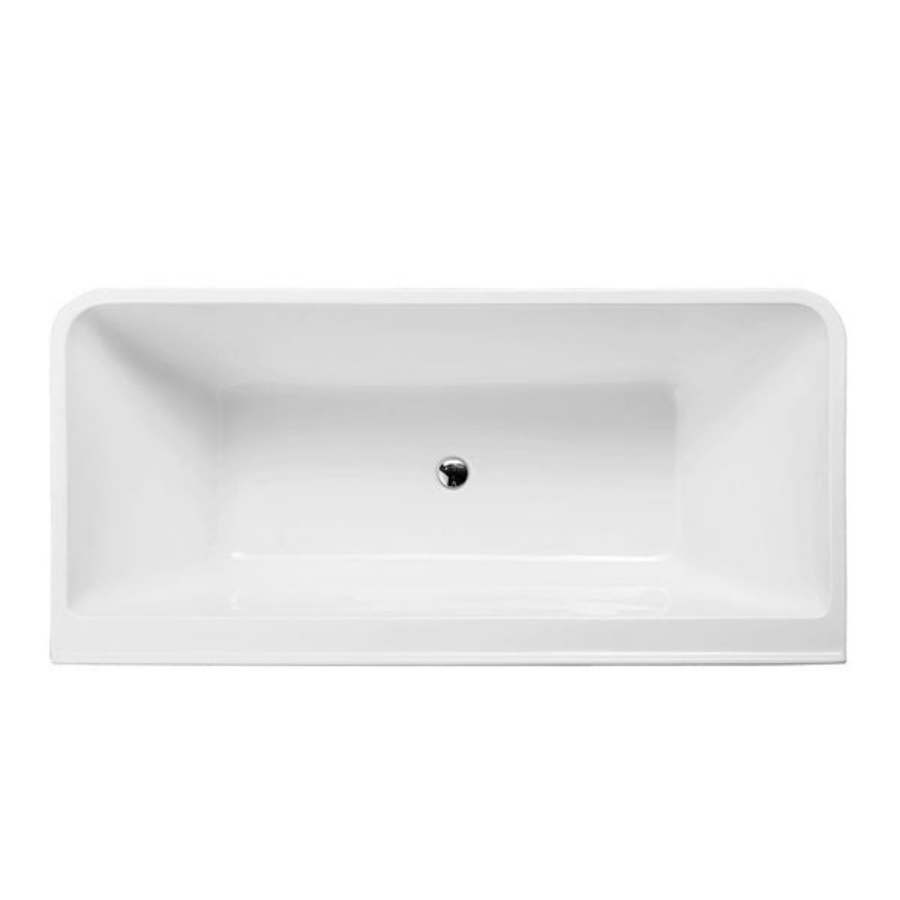 Decina Aria Back-To-Wall Freestanding Bath