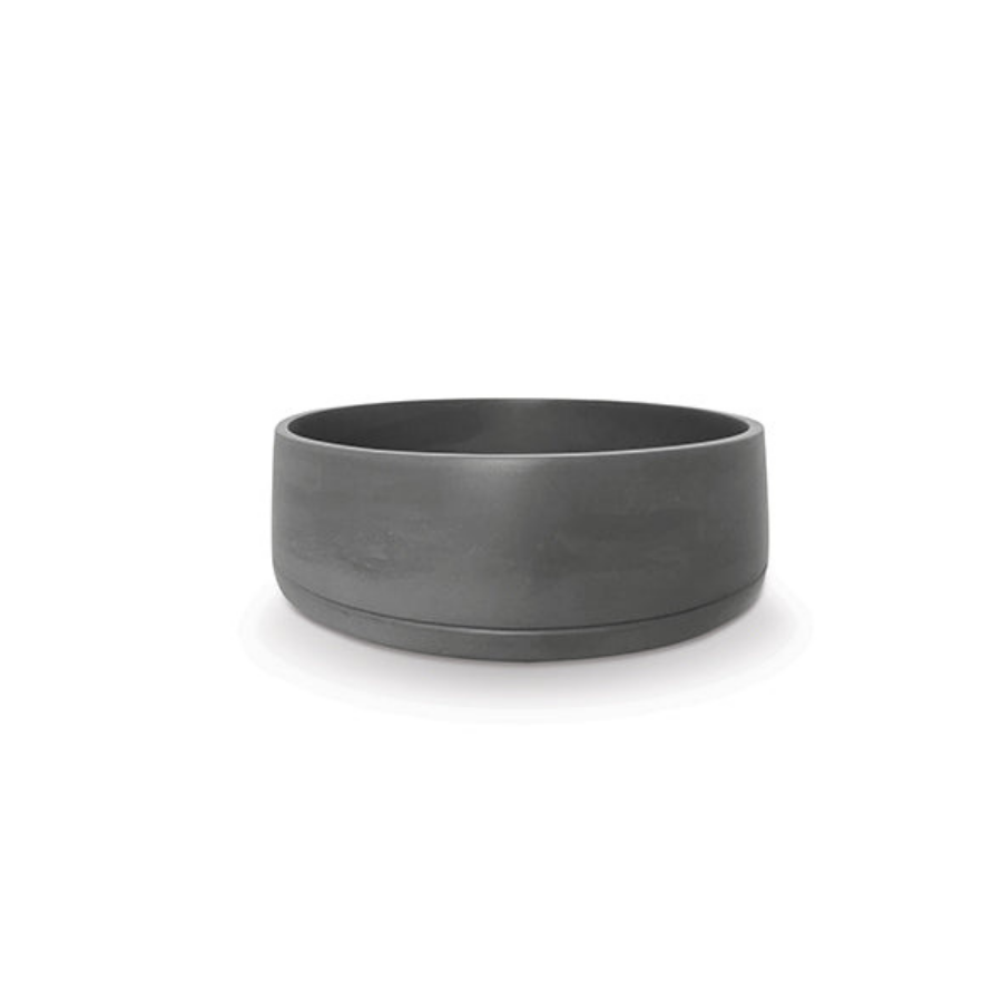 Nood Co Funl Basin Surface Mount Mid Tone Grey