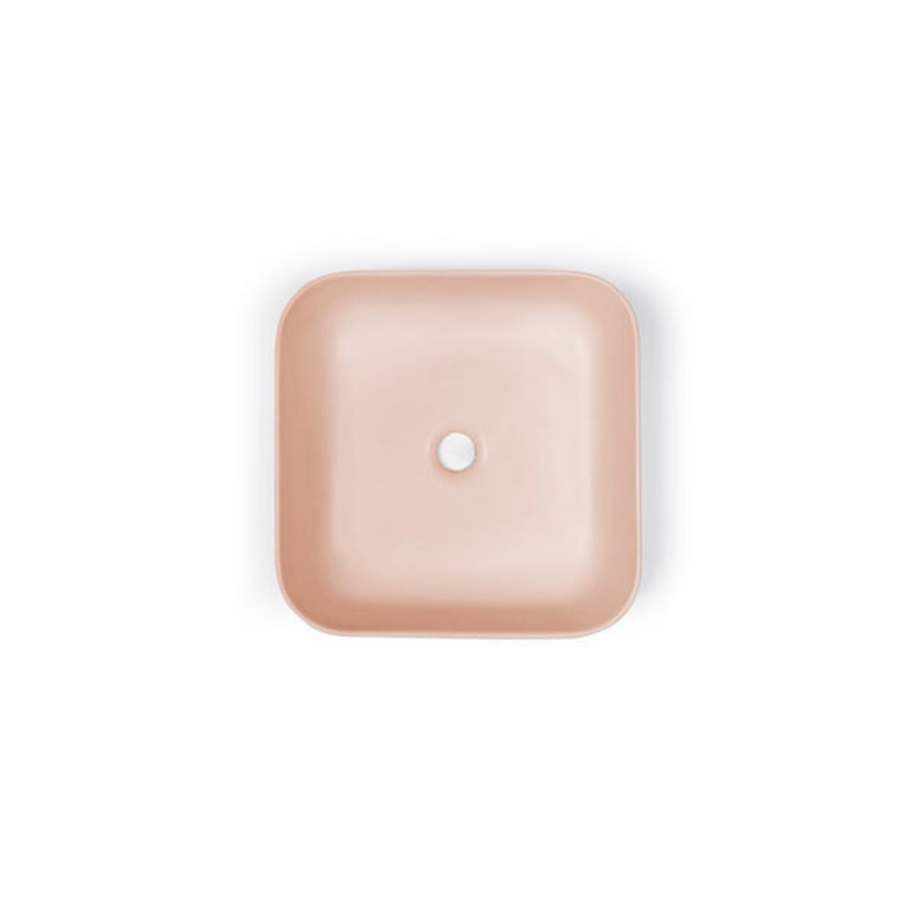 Nood Co Cube Basin Surface Mount Sky Grey
