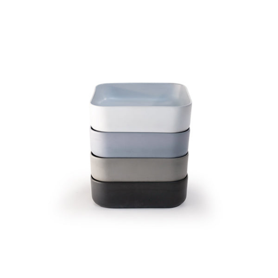 Nood Co Cube Basin Surface Mount Copan Blue