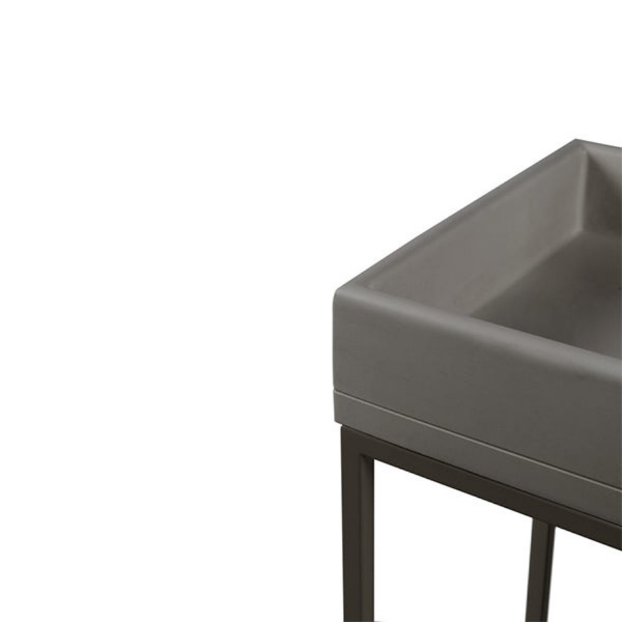Nood Co Box Basin Vanity Set Sky Grey