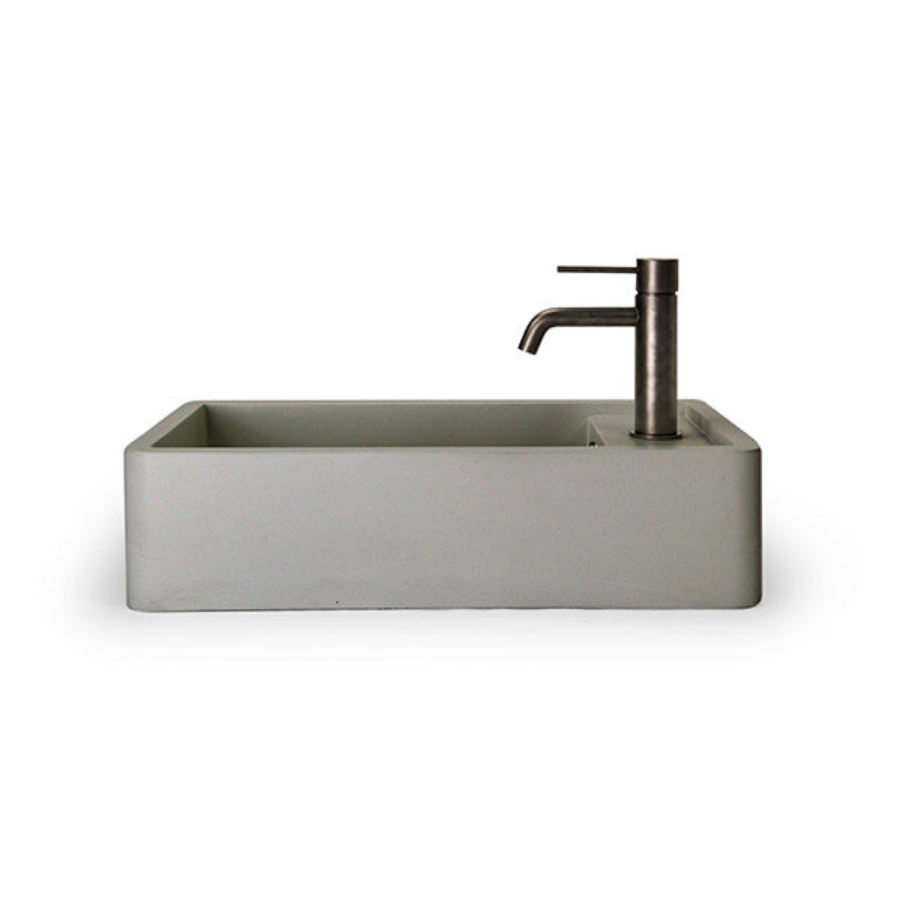 Nood Co Shelf 01 Wall Hung Basin Sky Grey