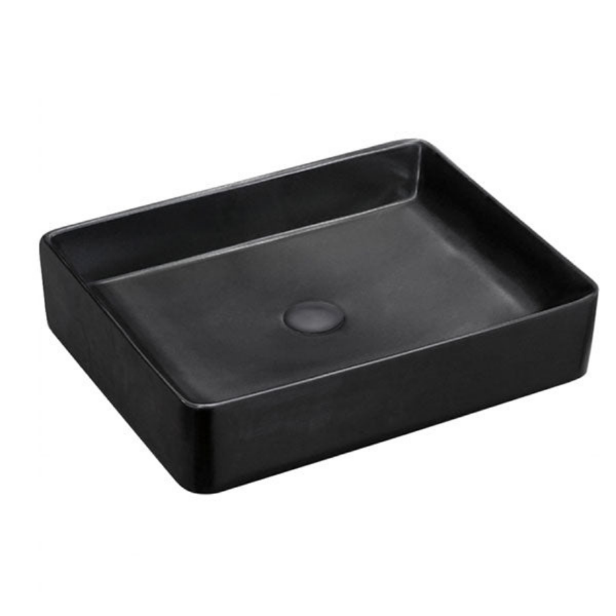 Fienza Luciana Matte Black Above Counter Basin