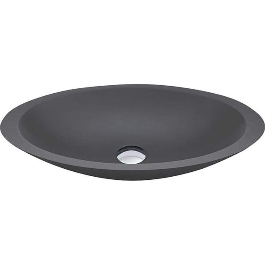 Fienza Bahama Solid Surface Above Counter Basin - Matte Grey