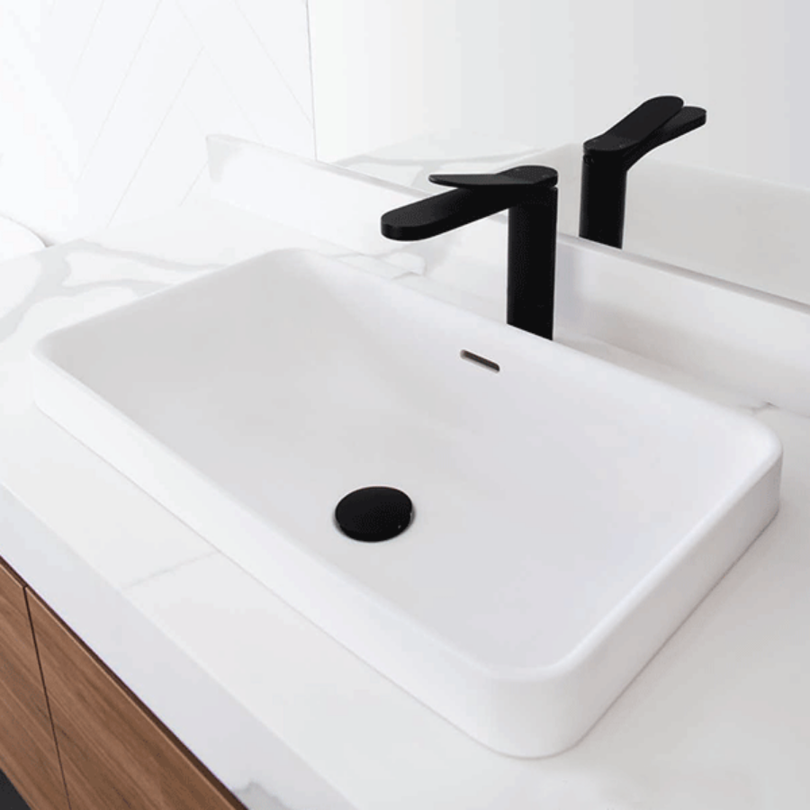 ADP Zeya Solid Surface Basin White