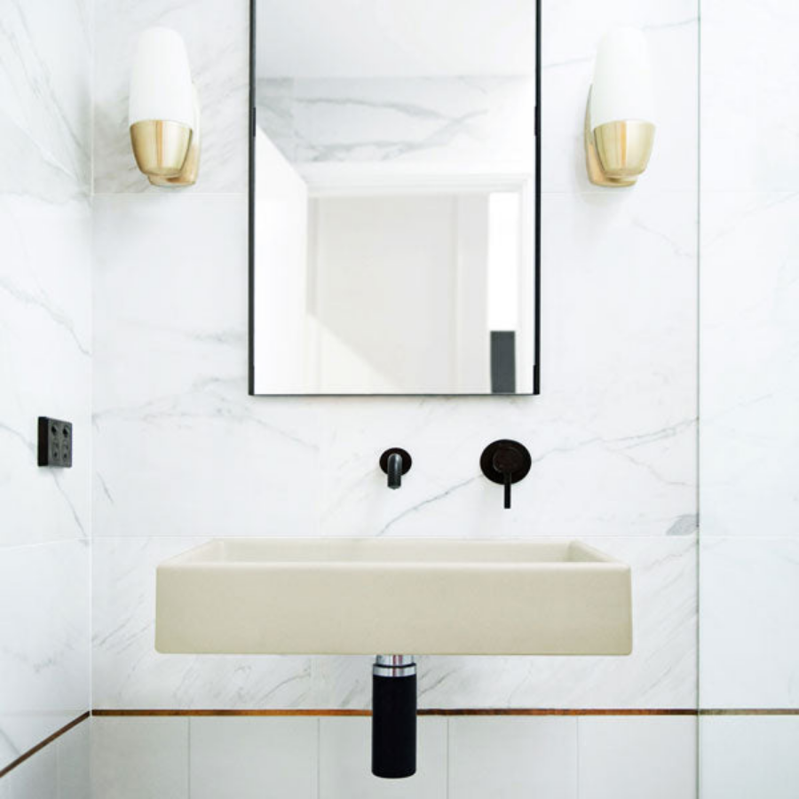 Nood Co Box Basin Wall Hung Sand