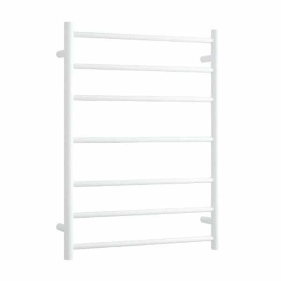 Thermogroup 7 Bar Thermorail White Satin Heated Towel Ladder 600mm