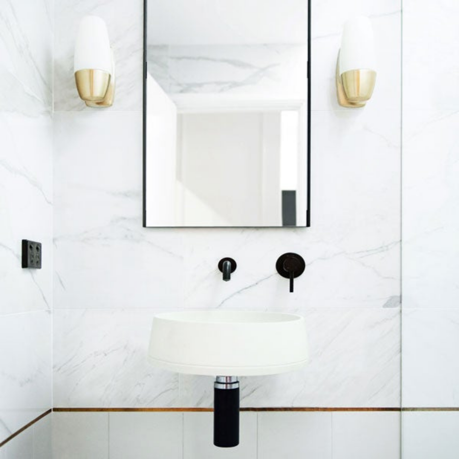 Nood Co Funl Basin Wall Hung Ivory