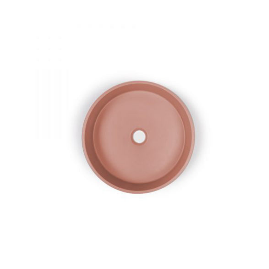 Nood Co Prism Basin Circle Surface Mount Ivory
