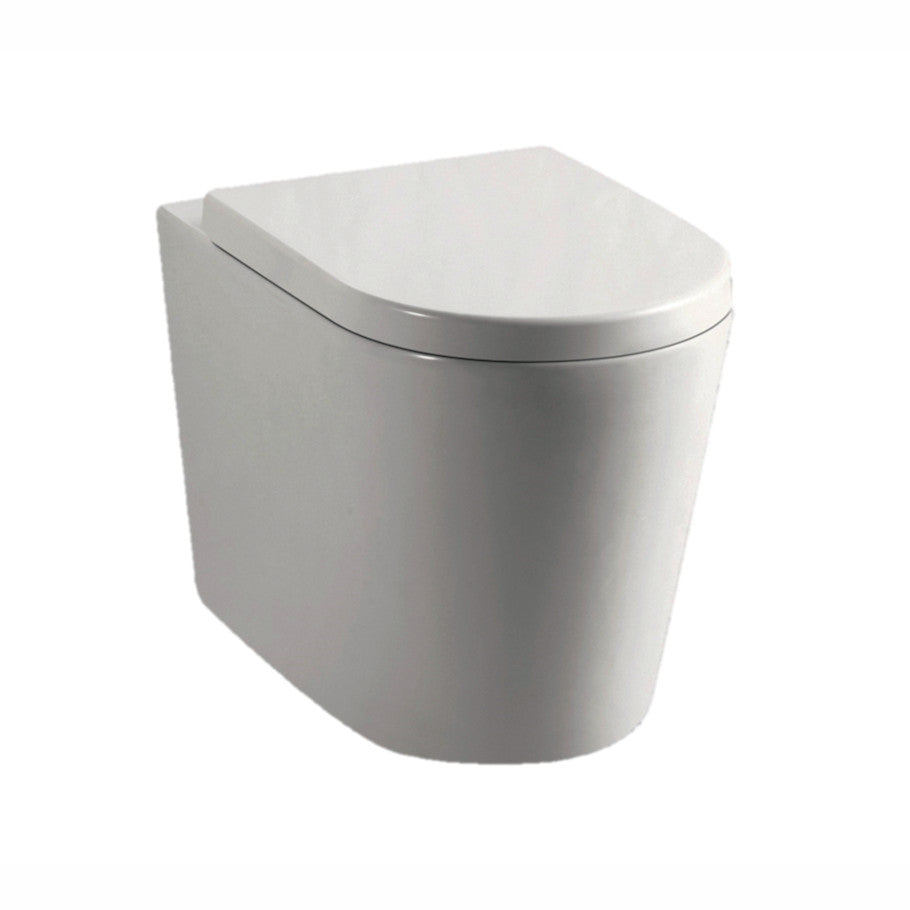 Avery Wall Faced Floor Pan - Stylish and Space-Saving Bathroom Essential