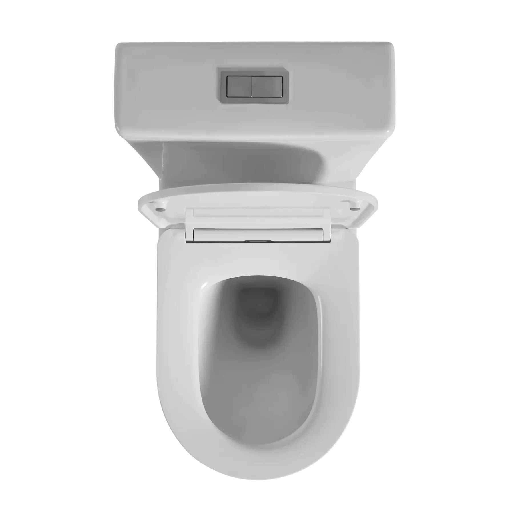 Modern Back To Wall Toilet Suite with Rimless Design-White-KDK022R