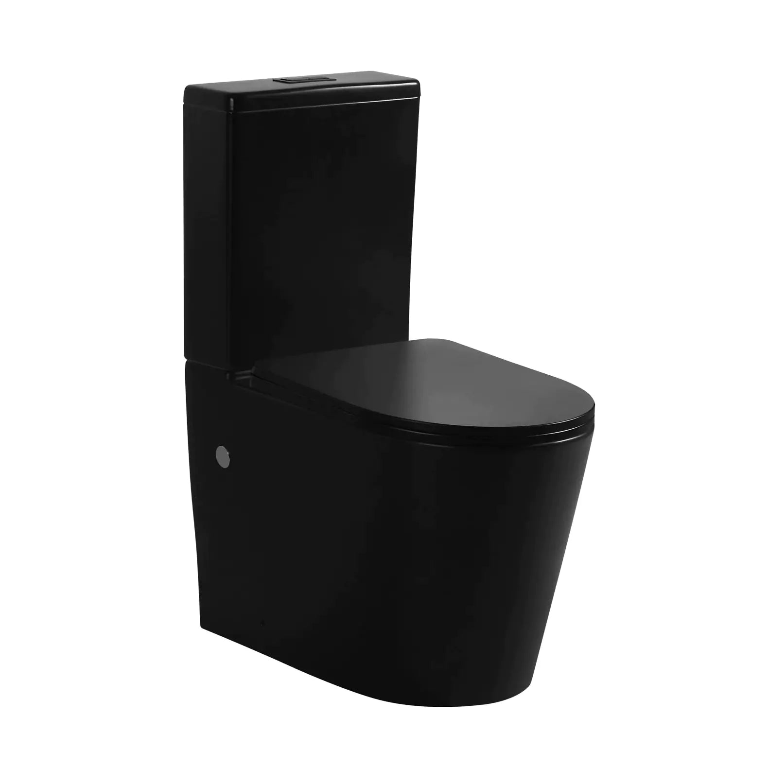 Modern Back To Wall Toilet Suite with Rimless Design-Matte Black-KDK022RC-MB/KDK022RP-MB