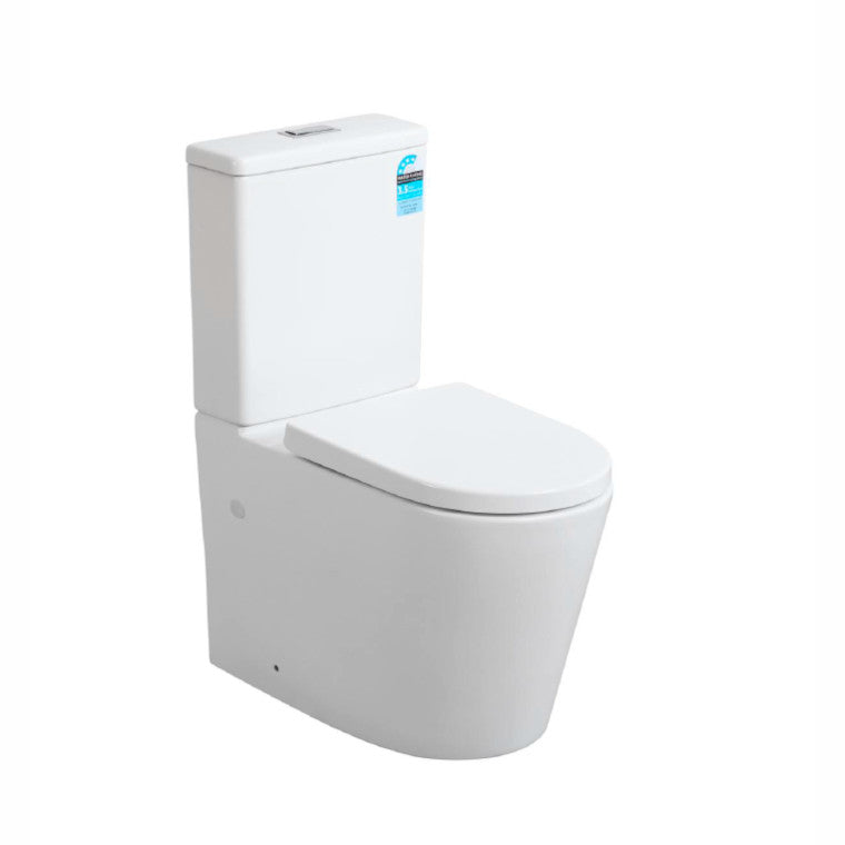 Avis Rimless Toilet Suite - Hygienic, Water-Efficient, and Stylish Bathroom Essential