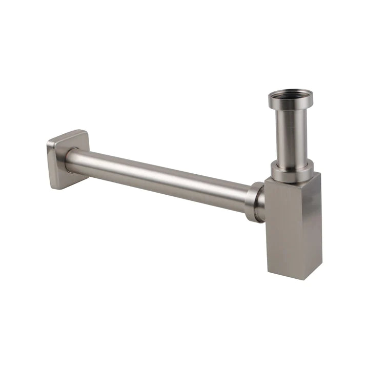 Basin Bottle Trap 32mm: Plumbing Essential for Sink Drainage-Brushed Nickel-BU001.BT