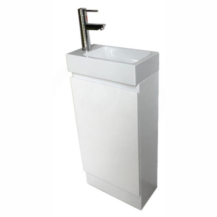 BASIN PSF45RKB-PT: White Basin with Label