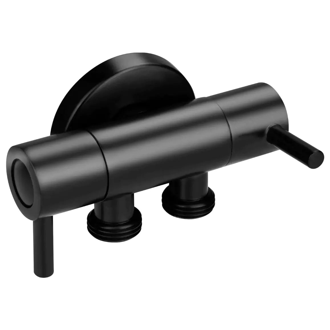 Toilet Bidet Spray Diverter with Solid Brass Construction-OX003.ST-Black Plated