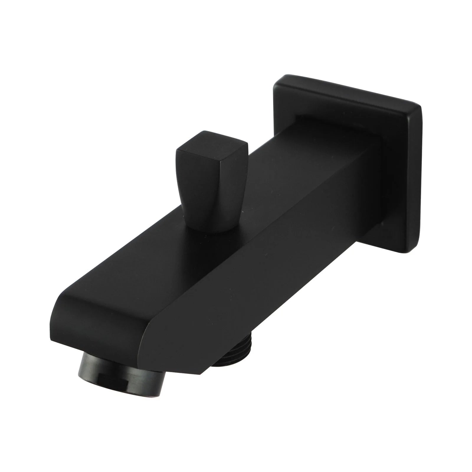 Blaze Wall Spout with Diverter: Stylish Addition for Bathtub or Basin-Black-OX0011_BS