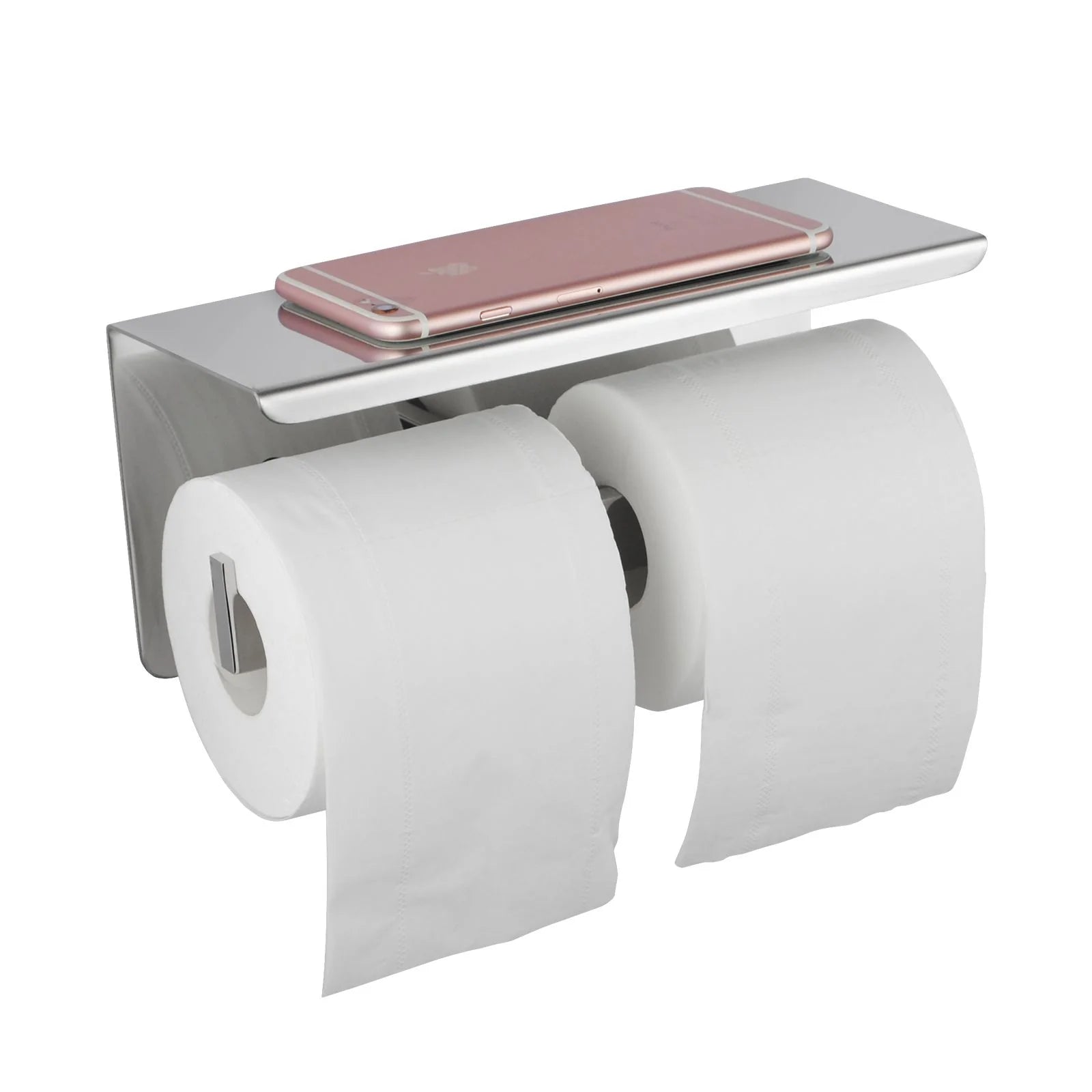 Blaze Double Toilet Paper Holder:Stylish with Protective Cover-Chrome-CH6114_TR