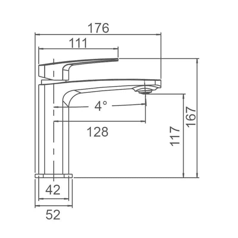 ECT Global Bravo-II Basin Mixer